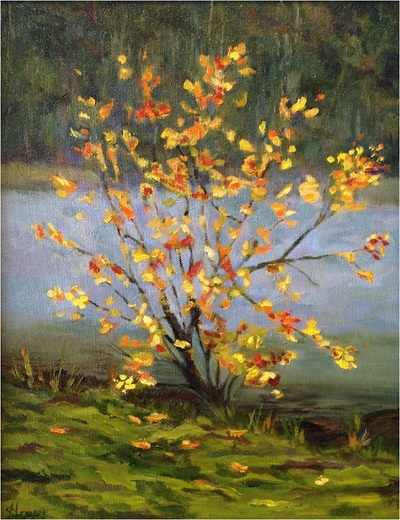 Autumn Mist    11 x 14   oil on canvas
