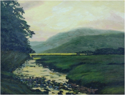 Yellow Sky    11 x 14   oil on canvas