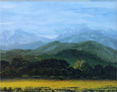 Mountain View   8 x 10   oil on canvas